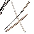 Sword Valley Demon Series Sword About 40.9″ - Cosplay Prop Anime Slayers Katana Samurai Sword - Anime Original Texture Carbon Steel Blade Carving Symbol - Handle Absorbs Sweat and Prevents Slipping