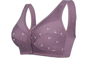 QINNYO Daisy Bra Womens,Lisa Charm Bras Front Snaps Seniors,Lisa Charm Bra for Women Push Up Wireless Full Coverage Sports Bras Deal