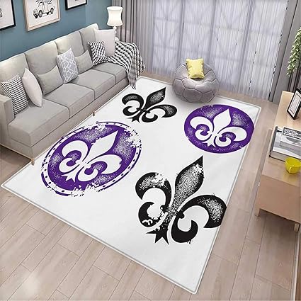 Amazon Com Fleur De Lis Girls Bedroom Rug Collection Of