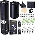 Dragonhawk Cordless Tattoo Gun Kit Complete Tattoo Kit, Pro Tattoo Pen Machine with 2 Tattoo Batteries Power, 20 Tattoo Needles Cartridges Set for Beginners