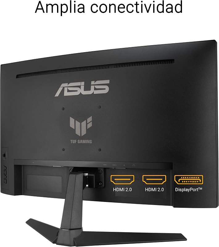 TUF Gaming VG27VQM1B - Monitor Gaming de 27 Pulgadas Full HD, Curvo, 280 Hz, ELMB, 1 ms de Tiempo de Respuesta, FreeSync Premium, 90% DCI-P3, DisplayWidget Center