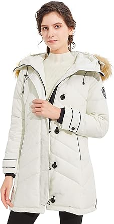 doudoune chaude longue femme