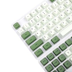 YMDK Matcha Dye Sub ZDA PBT Keycap Similar to XDA