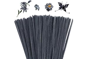 Mnuizu 200pcs Pipe Cleaners,Pipe Cleaners Chenille Stems for Craft, Fuzzy Sticks Christmas Craft Supplies for DIY Art & Creative Crafts Decorations（Grey）