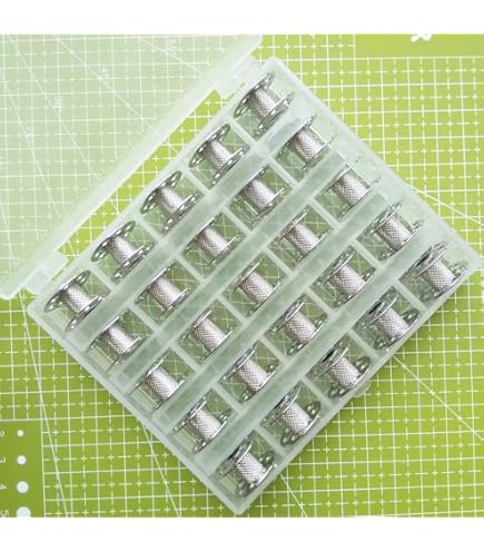 25PCS Metal Bobbins For BERNINA Sewing Machines - Compatible With 330, 350, 550QE & More Models