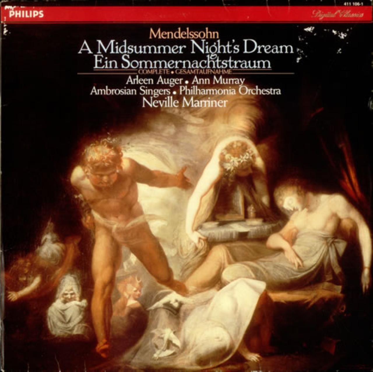 Songe D Une Nuit D été Mendelssohn Mendelssohn-Marriner-Le Songe d'une Nuit D'Ete: Neville Marriner, Felix