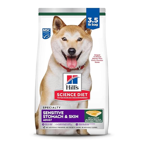 HILL’S SCIENCE DIET SENSITIVE STOMACH & SKIN, ADULT...