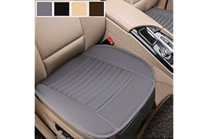 Big Ant Car Seat Cover 1PC,Breathable Leather Car Seat Cushion with Memory Foam,Comfortable Car Seat Pad Fit for Cars,SUV,Sedans and Office Chair (Gray)