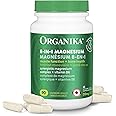 Organika Canadian-Made 8-In-1 Magnesium - 212mg Synergystic Magnesium Complex with Vitamin B6 to Support Muscle Function, Bon