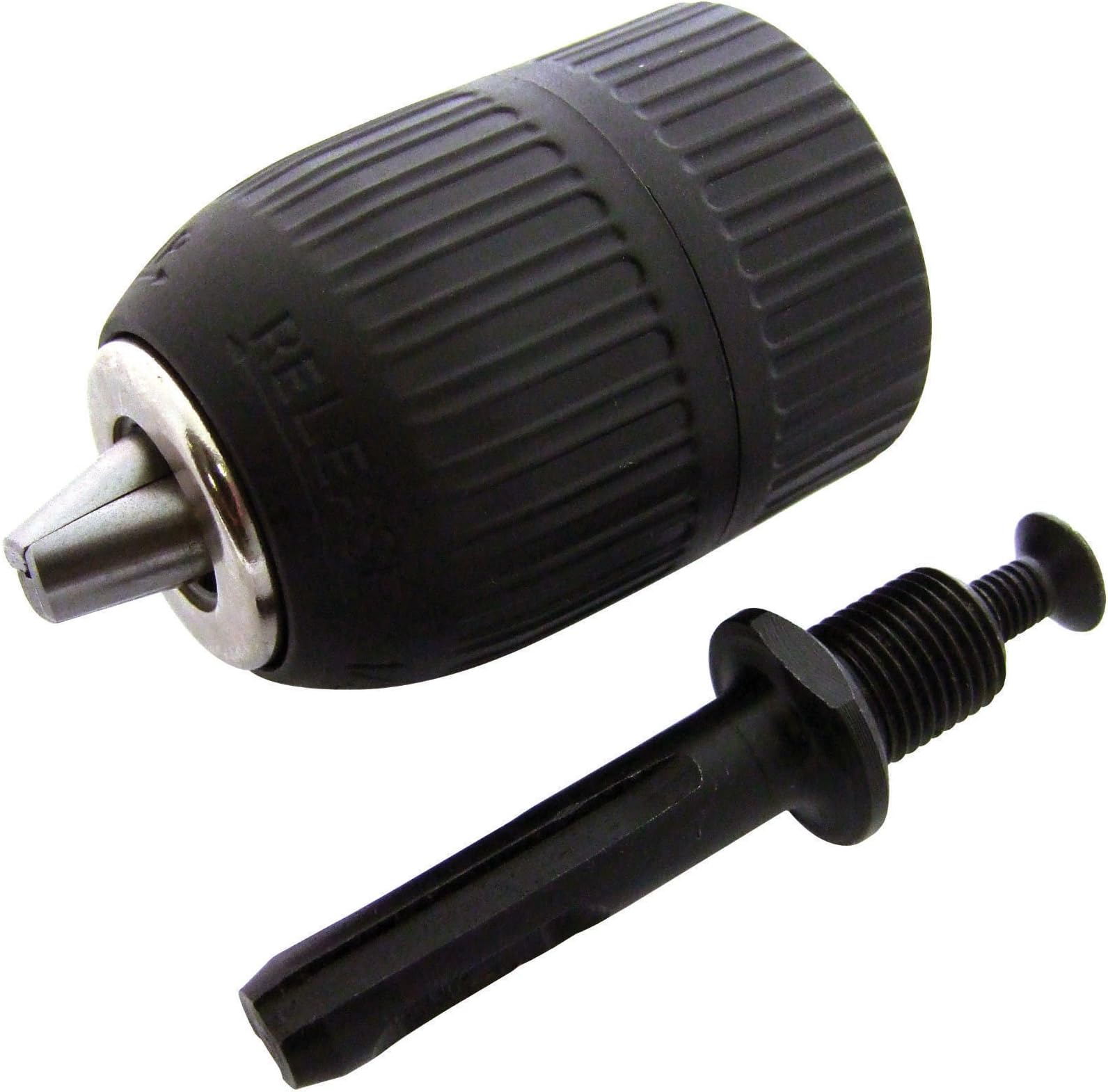 KEYLESS DRILL CHUCK WITH SDS ADAPTOR 1/2" 2mm TO 13mm - REPLACEMENT CHUCK FOR BLACK & DECKER, DEWALT, MAKITA, BOSCH ETC