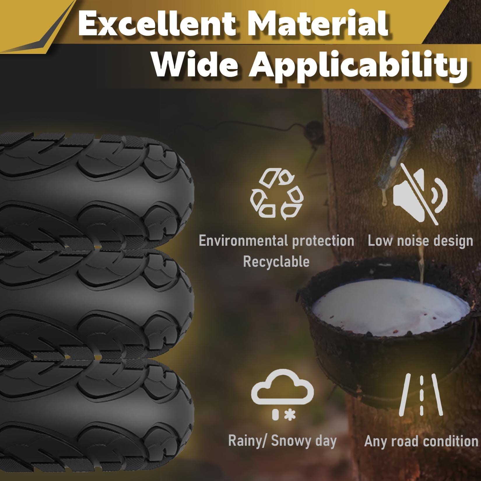 10x2/54-152 Solid Tire, 10x2.125 Tubeless Tires Fit for Swagtron SG-5, VOLPAM SP01/SPT7, Gotrax GXL V2, Ninebot F25/ D40X/ D18W/ D28U, Replacement for 50/75-6.1, 10x2 Original Tire, Red
