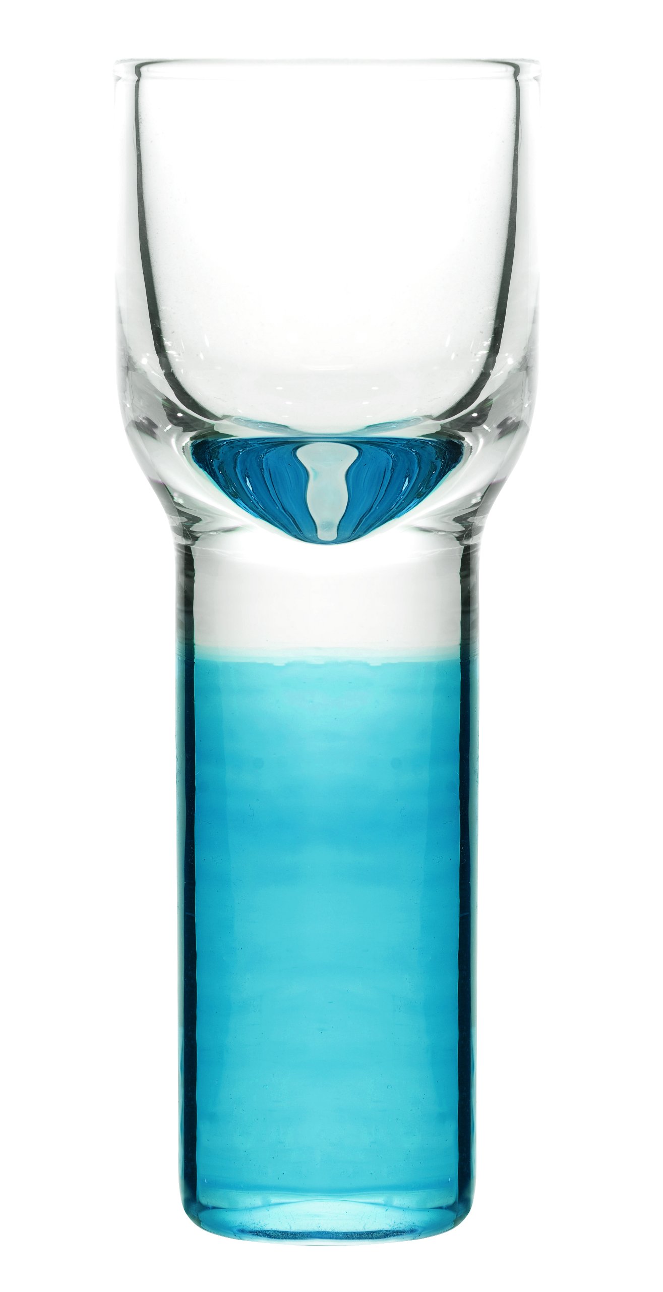 Sagaform Club Schnapps Glasses, Blue/Green, Set of 4