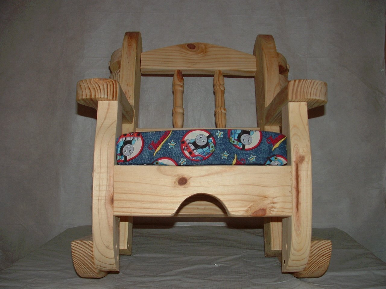 Handcrafted Solid Wood Toddler Rocking Chair "Pick your