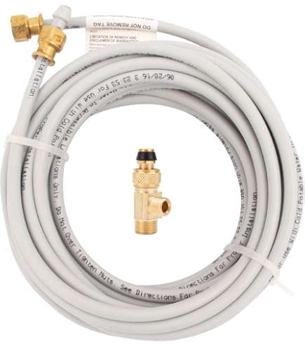 PEX Ice Maker Line 15FT PEX Refrigerator Water Line - 1/4 Inch