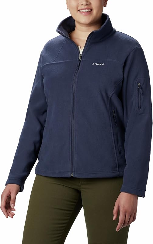 Fast Trek Jacket, Chaqueta De Forro Polar Con Cremallera para Mujer, Nocturnal, Talla L