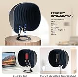 Aokeo Isolation Shield for Microphones 360° Foldable Studio Shield 14.4 x 12.8 view 7