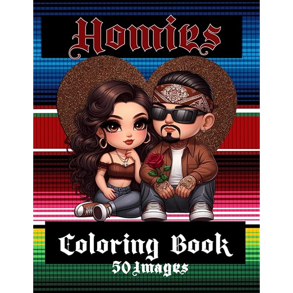 Amazon.com: Homies Coloring Book: Chicano Color - Easy and