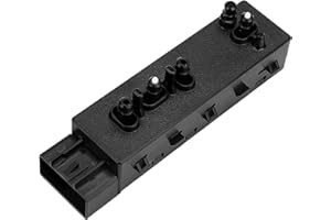 YIKESAI Power Seat Switch, 8 Way Front Right Passenger Side Control Switch Compatible with 2007-2013 Buick Cadillac Chevy GMC - CTS, DTS, Escalade, Silverado, Tahoe, Sierra, Yukon - Replaces 12451498 25974715