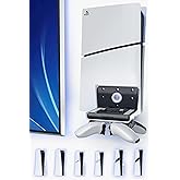 TotalMount Wall Mount for All PS5 Models – Bonus: Holds Two Controllers (Compatible with All PS5 Models Including Slim, Pro, and Original)