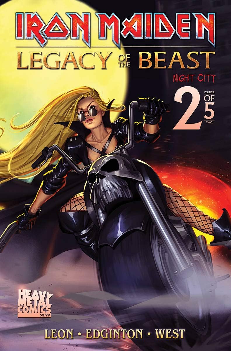 Iron Maiden Legacy O T Beast Vol 2 Night City 2 Cvr B Tbd Heavy Metal Magazine At Amazon S Entertainment Collectibles Store