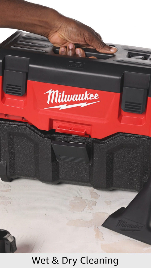Milwaukee 0880-20 18-Volt Cordless Wet/Dry Vacuum, Red photo 11