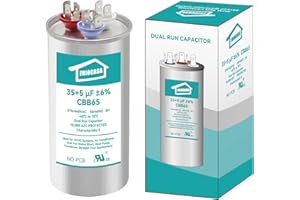 FRIOCASA 35/5 uF 35+5 MFD ±6% Ac Capacitor 370V/440V 50/60Hz CBB65B Air Conditioner Capacitors for AC Unit Fan Motor Start or Pool Pump or Air Condenser Straight Cool