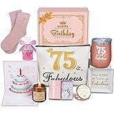 75th Birthday Gifts For Women, Happy 75th Birthday Gifts For Her Best Friend Mom Sister Wife Turning 75, Gift For 75 Year Old Woman Birthday Unique, Funny Birthday Gift Box Ideas