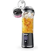 Ninja Blast Portable Blender, Cordless, 18oz. Vessel, Personal Blender For-Shakes and Smoothies, BPA Free, Leakproof-Lid and Sip Spout, USB-C Rechargeable, Dishwasher Safe, Metallic Black, BC151MB