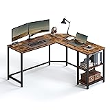 VASAGLE L-Shaped Computer Desk, Corner