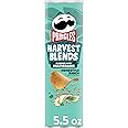 Pringles Harvest Blends Potato Crisps Chips, Lunch Snacks, Blended with Multigrains, Homestyle Ranch, 5.5oz Can