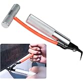 Hbxdeco Windshield Removal Tool, Car Window Removal Tool with T-Handle, Professional Automotive Glass Remover Blade, Windscreen Knife Cutter, Car Accessories for Window Replacement &amp; Repair