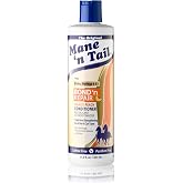 Mane &rsquo;n Tail Bond &rsquo;n Repair Conditioner, Moisturizing Detangling Conditioner for Damaged Hair, Anti-Breakage &amp; Frizz Control, Triple Bond Repair with Biotin, Moringa &amp; Niacinamide, Mango Peach 11.2 fl