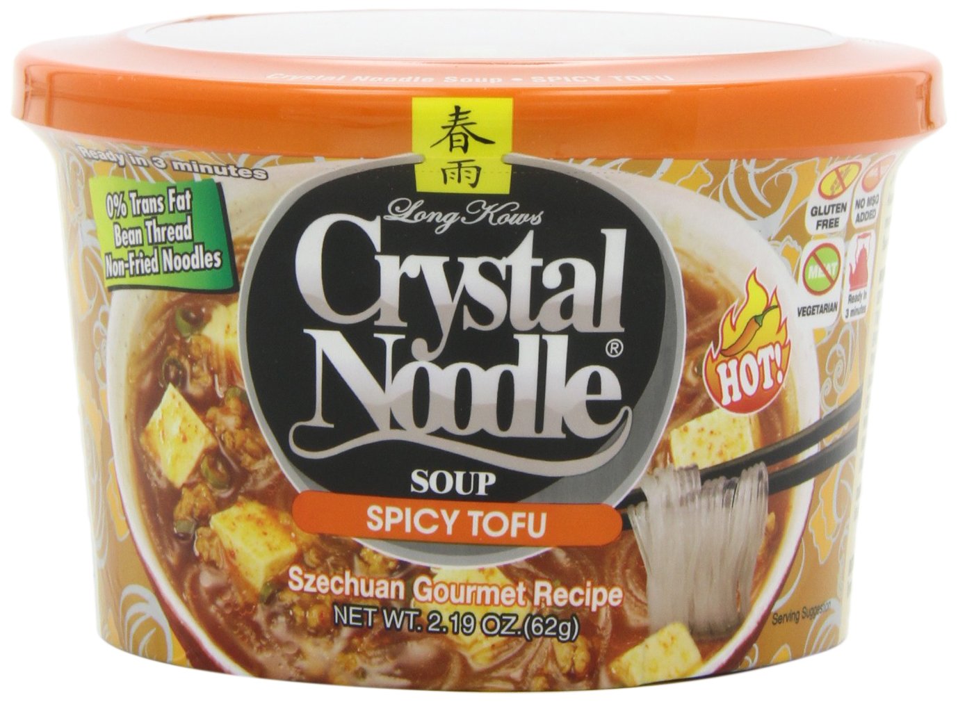 Crystal Noodle Soup, Spicy Tofu, 2.4 Ounce (Pack of 6) eBay