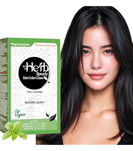 Amazon.com : Herb Speedy Color Cream (Deep Brown, 1 Pack) – Korean