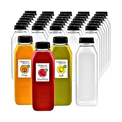 Green Direct 16oz Clear Plastic Reusable Juice