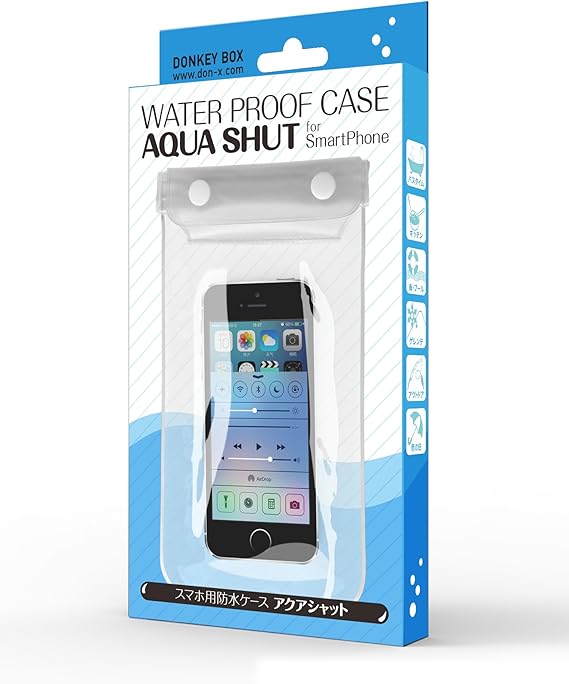 Amazon Donkey Box スマホ用防水透明ケース アクアシャット As 133t バス用品 ホーム キッチン オンライン通販