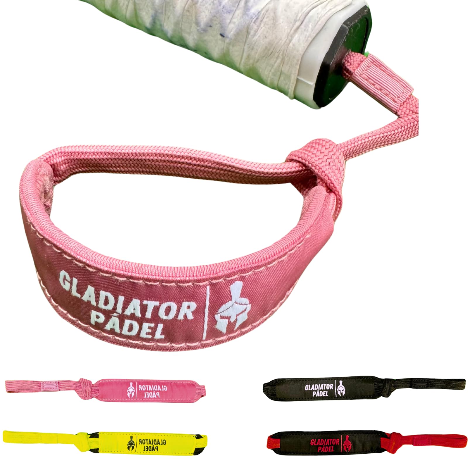 GLADIATOR PADEL Padel Cord – Padel Cord – Padel Rope – Padel Strap – Padel Accessories – Padel Accessories – Padel Accessories – Men's and Women's Padel Accessories (pink)
