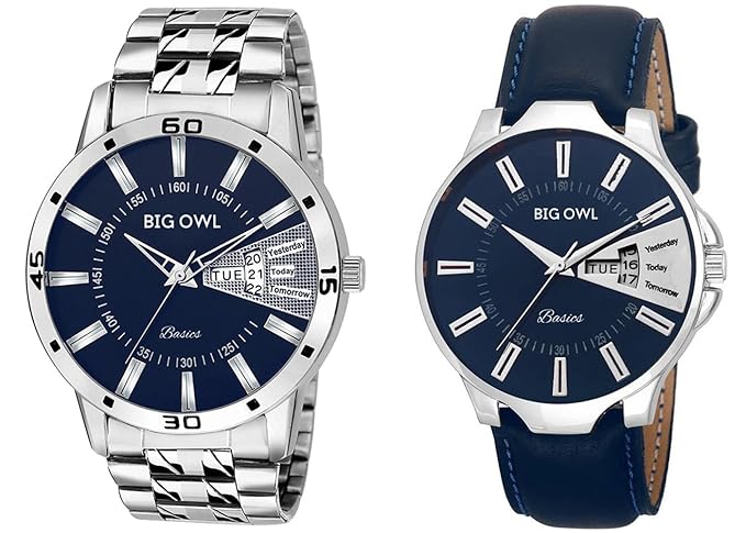 Analogue Blue Dial for Men Watch