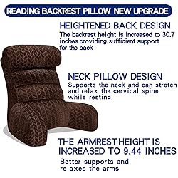 Tinuniyaa Back Pillow for Bed Sitting Up, Reading