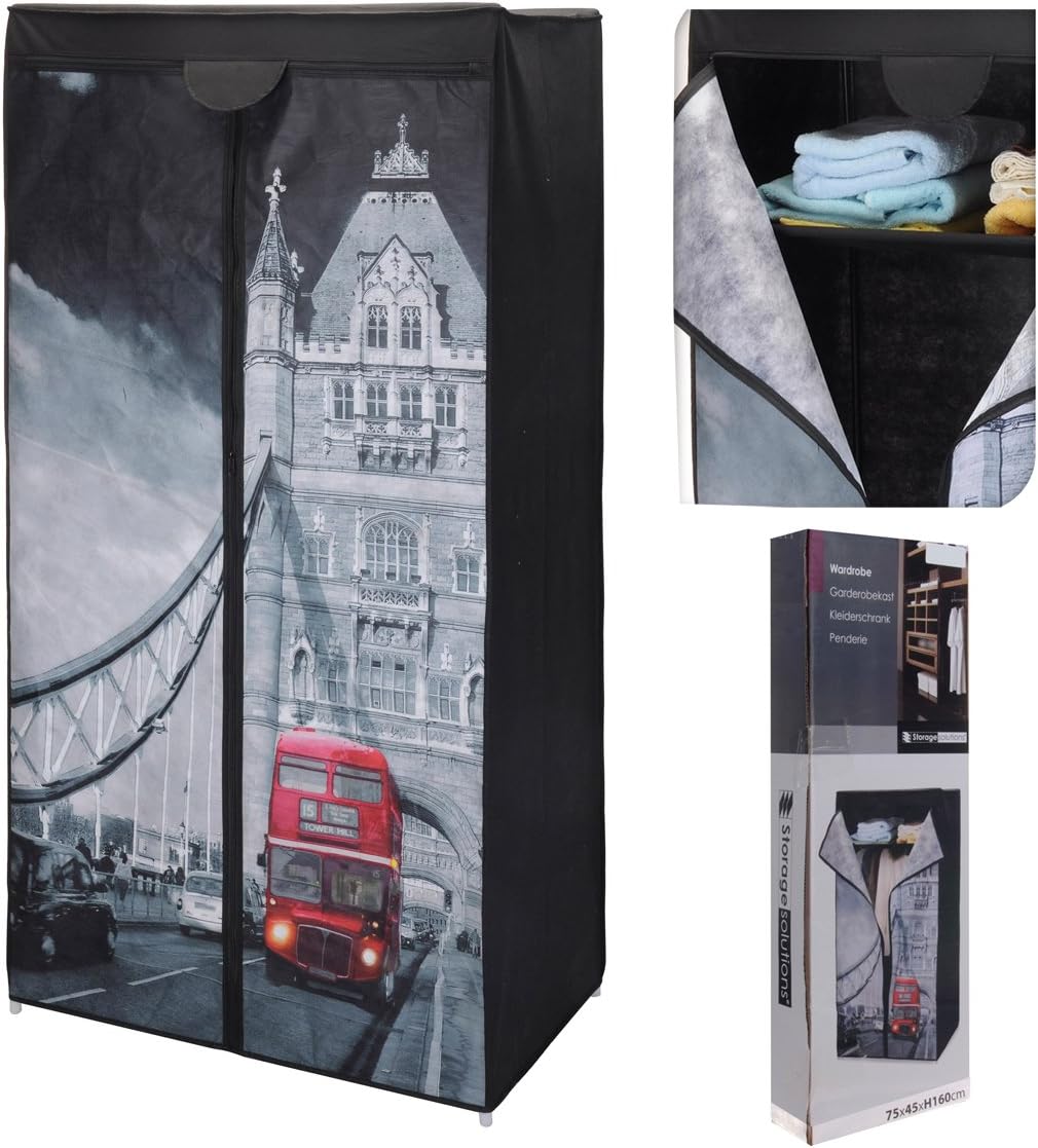 Folding Fabric Wardrobe – Wardrobe Camping from London to New York