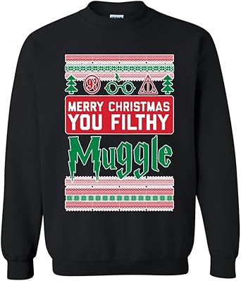merry christmas you filthy muggle sweater