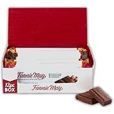 Fannie May Milk Chocolate Candy Bars Variety Pack, 12 Pack, 1.8 oz | Everyday snacking, candy variety pack, milk chocolate, caramel, peanut butter, dark chocolate, chocolate candy bar