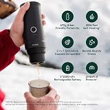 OutIn Nano Portable Espresso Machine USB-C Self-Heating 2-in-1 Ground/Capsule view 3