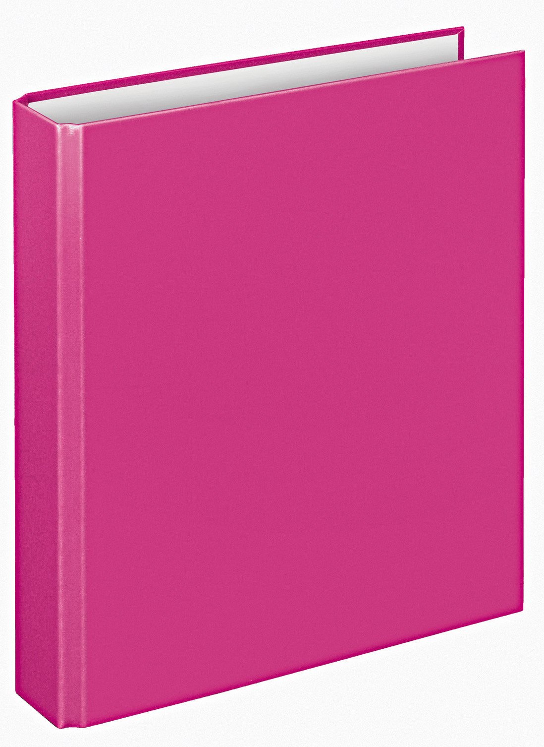 VELOFLEX 1151071 Basic Ring Binder, DIN A5, Pack of 1, Pink, Filling Height 25 mm, Ring Binder with 2 Ring Mechanisms, Narrow Folder