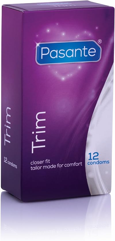 Pasante Trim Small Condoms Pack of 12 - 49mm Nominal Width