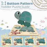 Airlab Wooden Ocean Puzzles 4 Pack Toddler Education Travel Toys 1 2 3 Years view 5