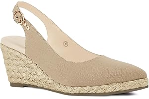 Juliet Holy Womens Wedge Sandals Espadrilles Closed Toe Slingback Buckle Strap Comfortable Casual Summer Wedges Shoes