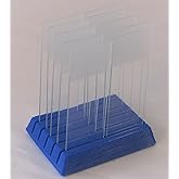 Microscope Slides Stand, Drying Rack for Standard Slide, Lab Rest, Holder, Bench Display (10 Slides, Pack of 2)