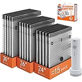 Travel Vacuum Seal Bags for Clothing with Portable Electric Pump, 15 Pack Space Saver Vacuum Storage Bag, Compression Packing Bag for Clothes Luggage & Suitcase, Cruise Vacation & Home Essentials