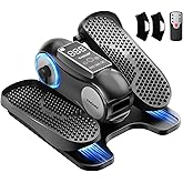 Yagud Under Desk Elliptical Machine, Elliptical Leg Exerciser as Seen on TV for Senior with Remote Control, Portable Quiet Electric Seated Pedal and 12 Adjustable Speed, Black